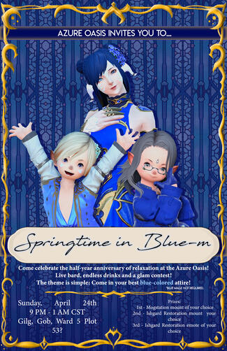 azure oasis anniversary!